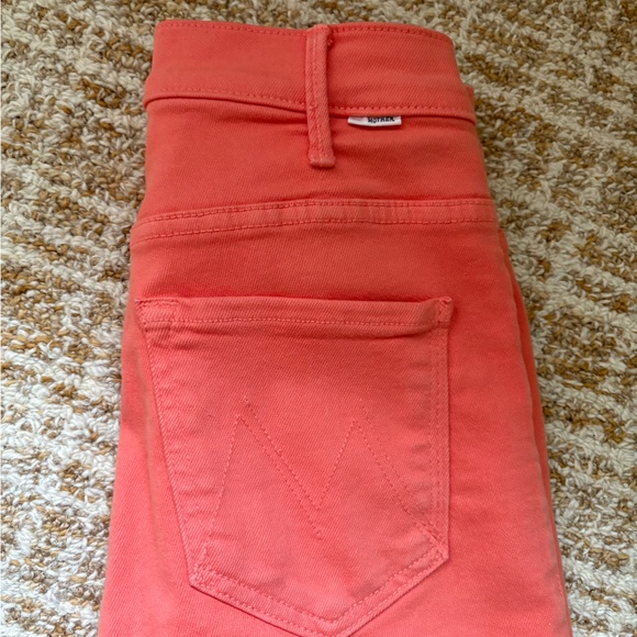 MOTHER Denim The Hustler Ankle Fray Second Chance in Persimmon | Size 26 - Picture 6 of 7